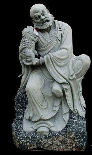 十八罗汉佛像石雕雕塑1