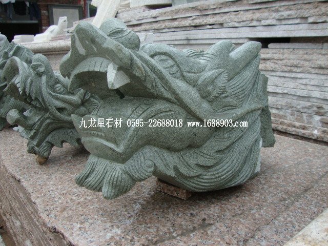 石雕喷水龙头