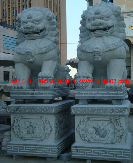 石狮子怎么摆放