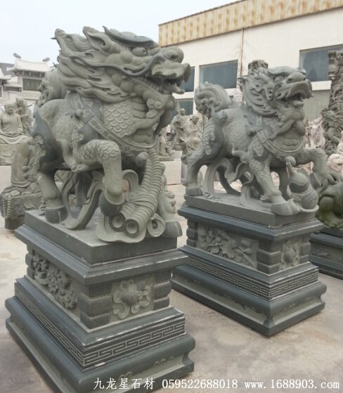 单位门口放什么石雕好