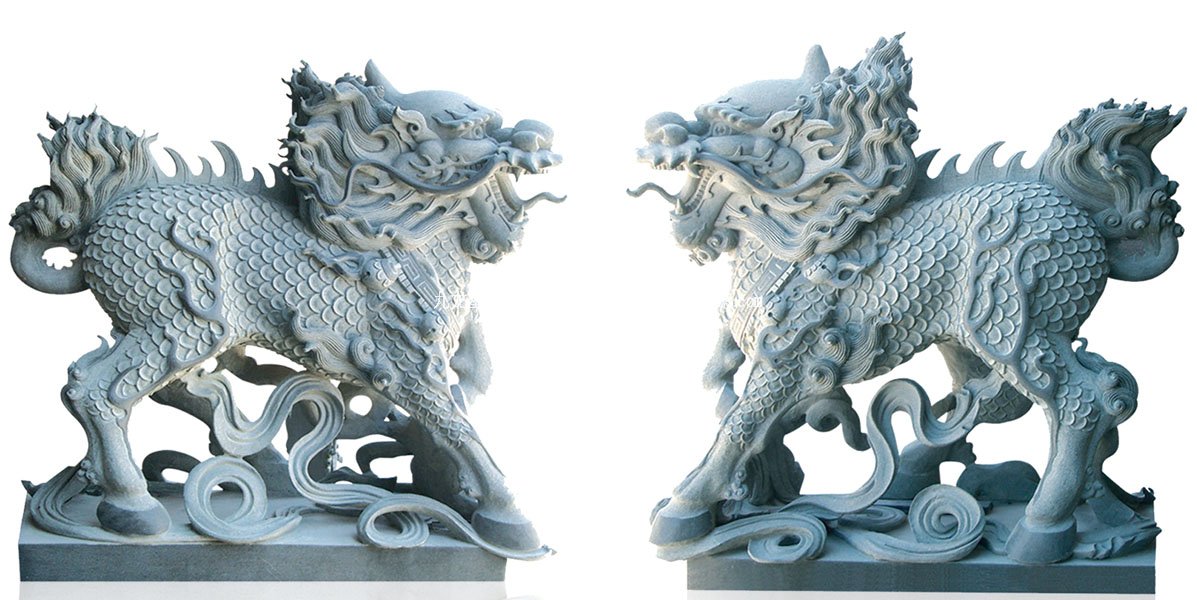 风水神兽之石雕麒麟