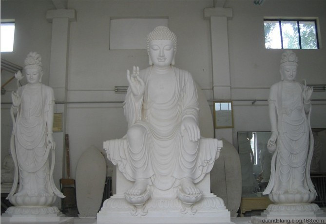 大雄宝殿内——所有佛像汇总概述 - 石雕佛像  - 石雕佛像