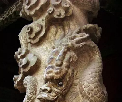 龙的传人-龙柱赏析 南派石雕龙柱工艺代表作